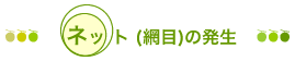 ネットの発生