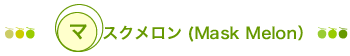 マスクメロン